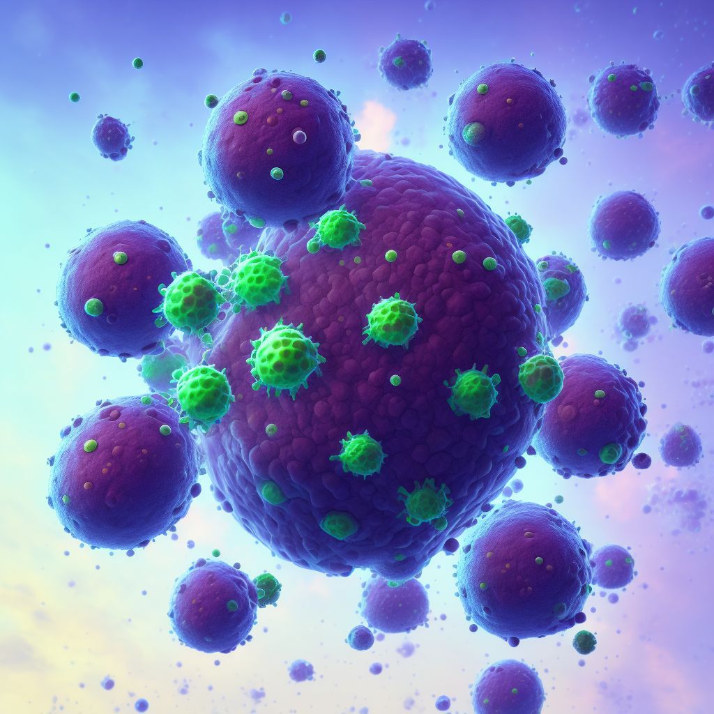 Parapoxvirus infection, unspecified digital illustration