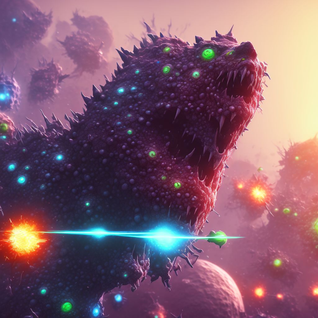 Other yatapoxvirus infections digital illustration