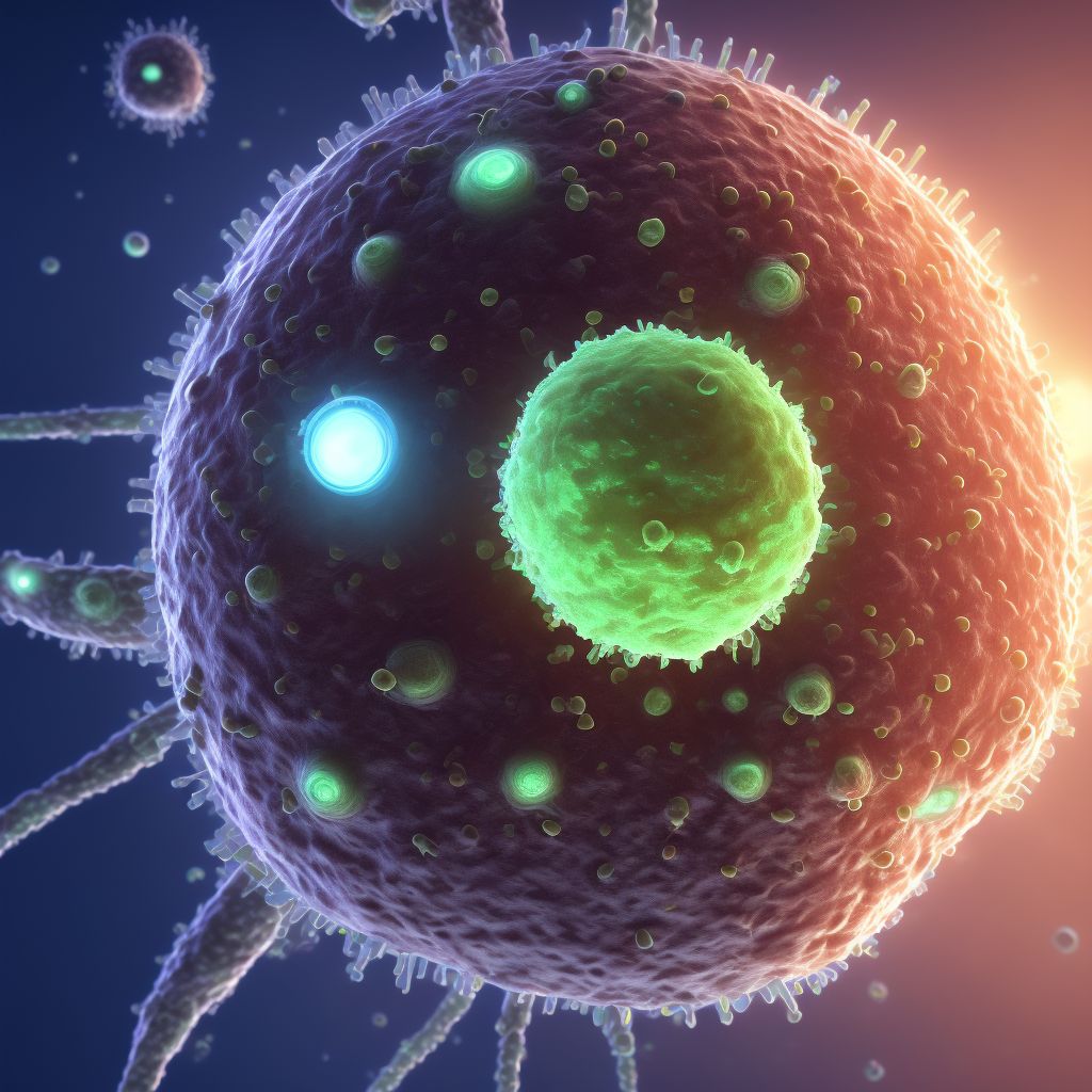 Other human herpesvirus infection digital illustration