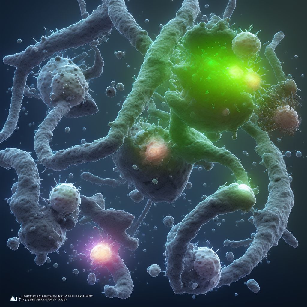Acute hepatitis B with delta-agent with hepatic coma digital illustration