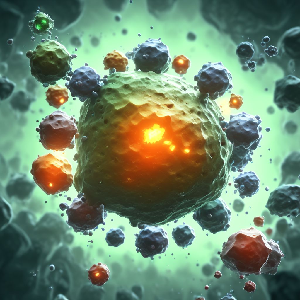 Acute hepatitis B without delta-agent and without hepatic coma digital illustration
