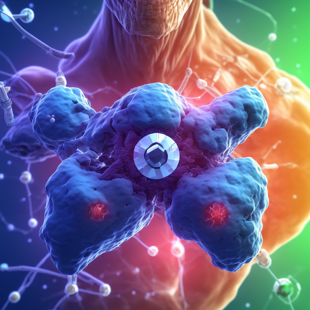 Acute hepatitis C with hepatic coma digital illustration