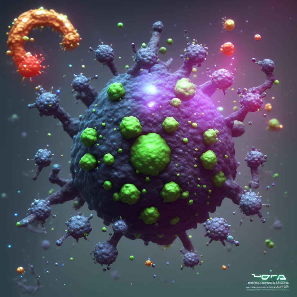 Other specified acute viral hepatitis digital illustration