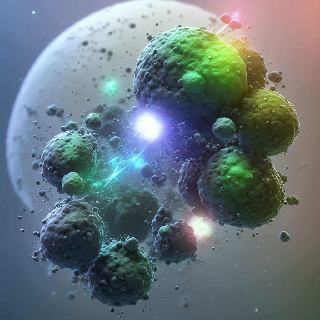 Unspecified viral hepatitis B without hepatic coma digital illustration