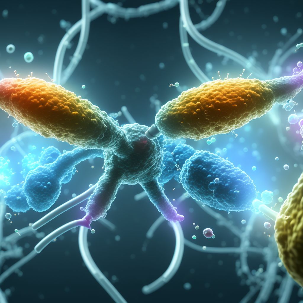 Unspecified viral hepatitis C with hepatic coma digital illustration