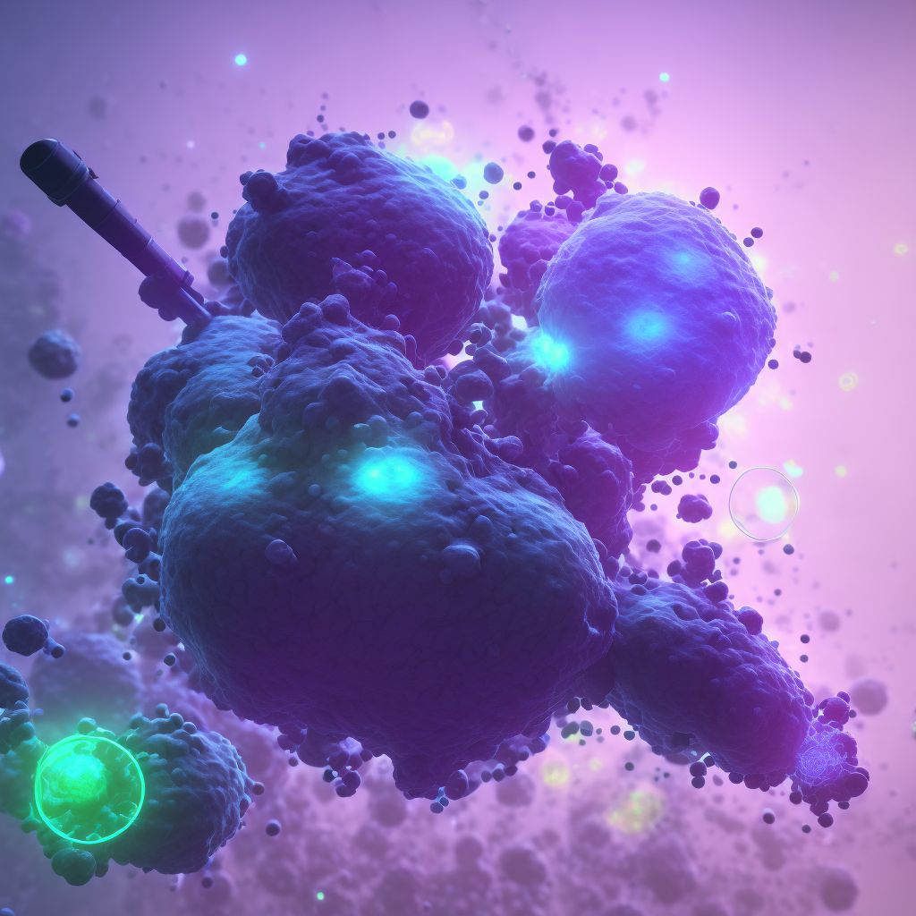 Unspecified viral hepatitis without hepatic coma digital illustration