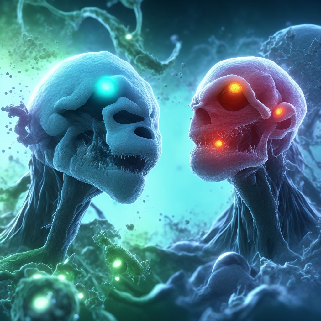 Gammaherpesviral mononucleosis without complication digital illustration
