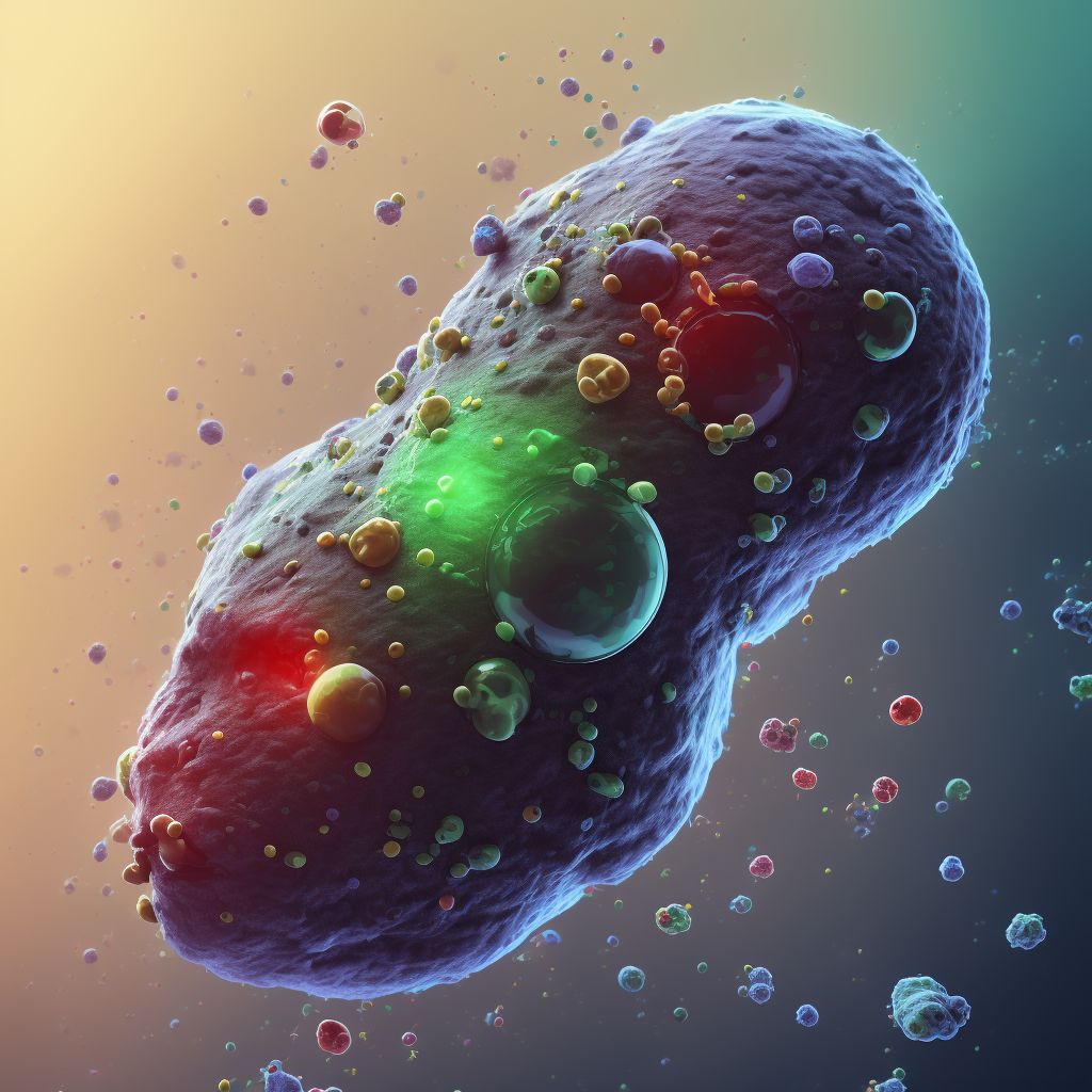 Other infectious mononucleosis with other complication digital illustration