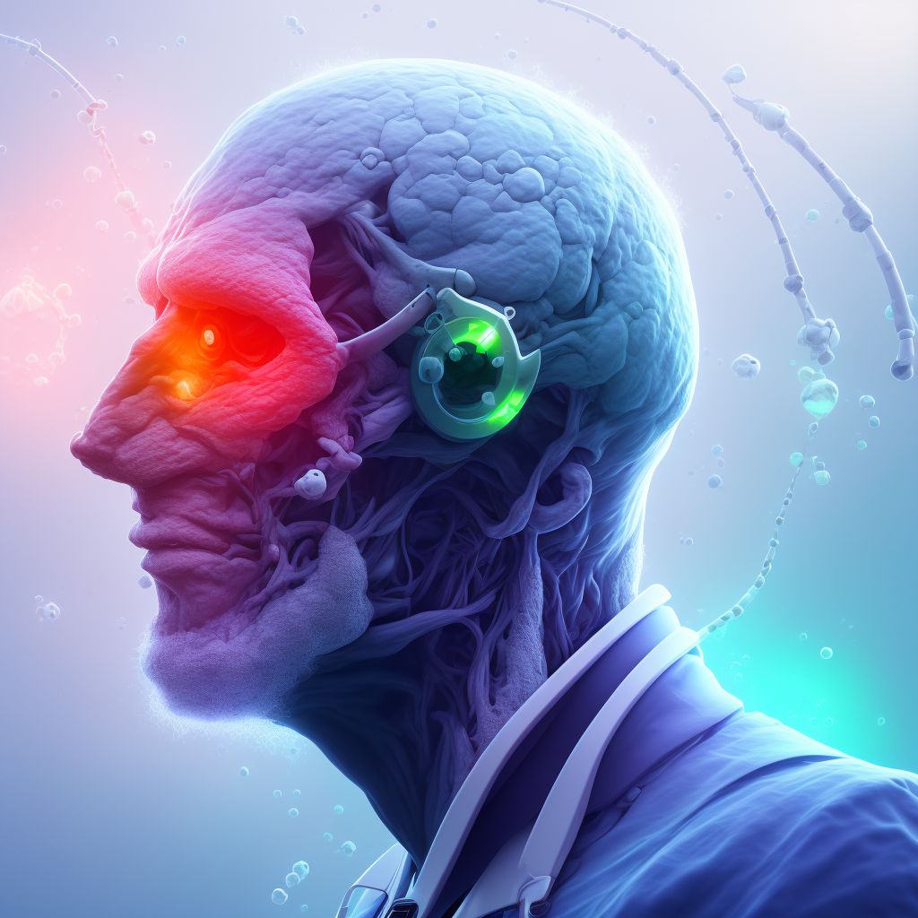 Infectious mononucleosis, unspecified without complication digital illustration