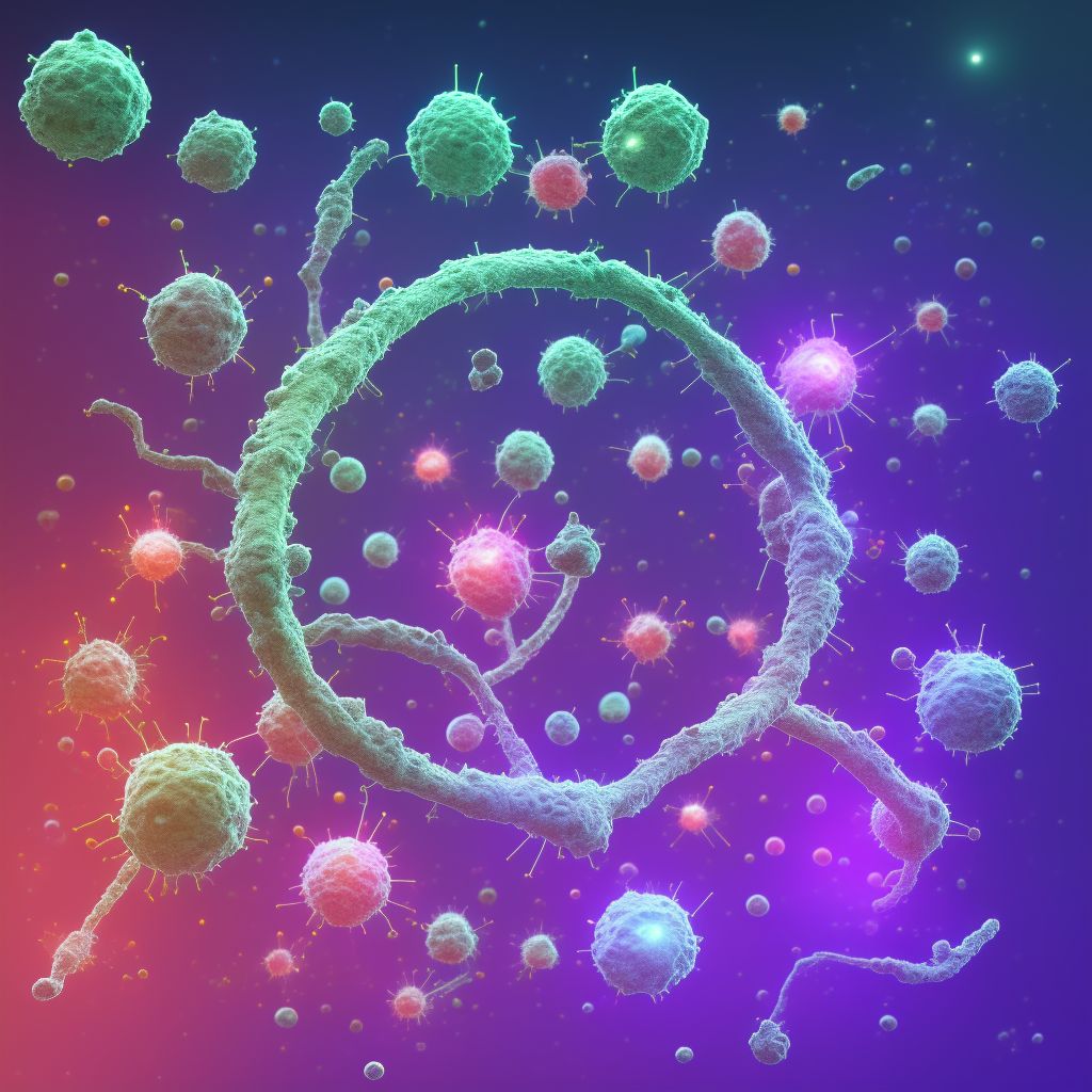 Retrovirus infections, not elsewhere classified digital illustration
