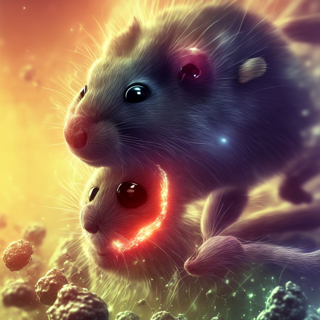 Hantavirus (cardio)-pulmonary syndrome [HPS] [HCPS] digital illustration