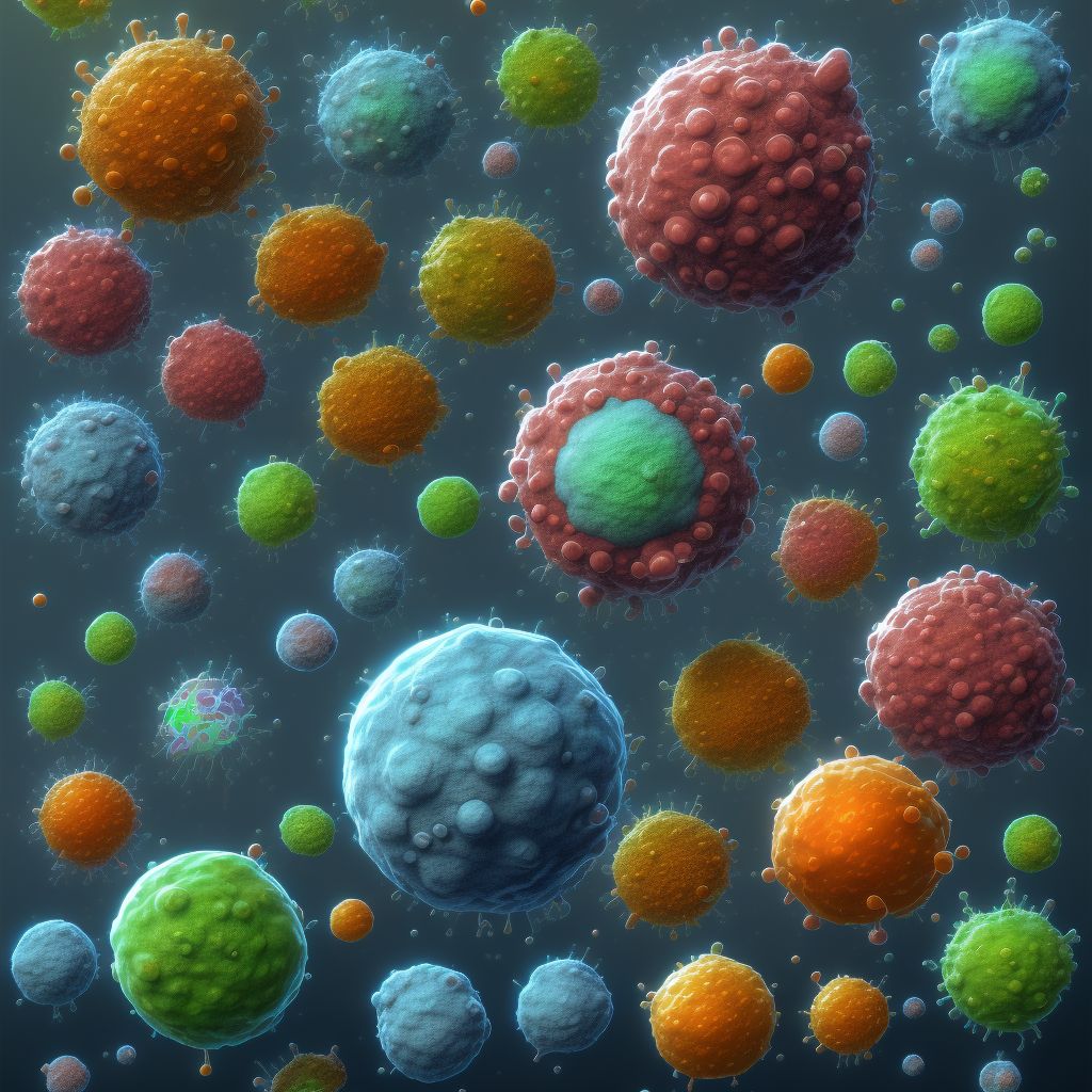 Other specified viral diseases digital illustration