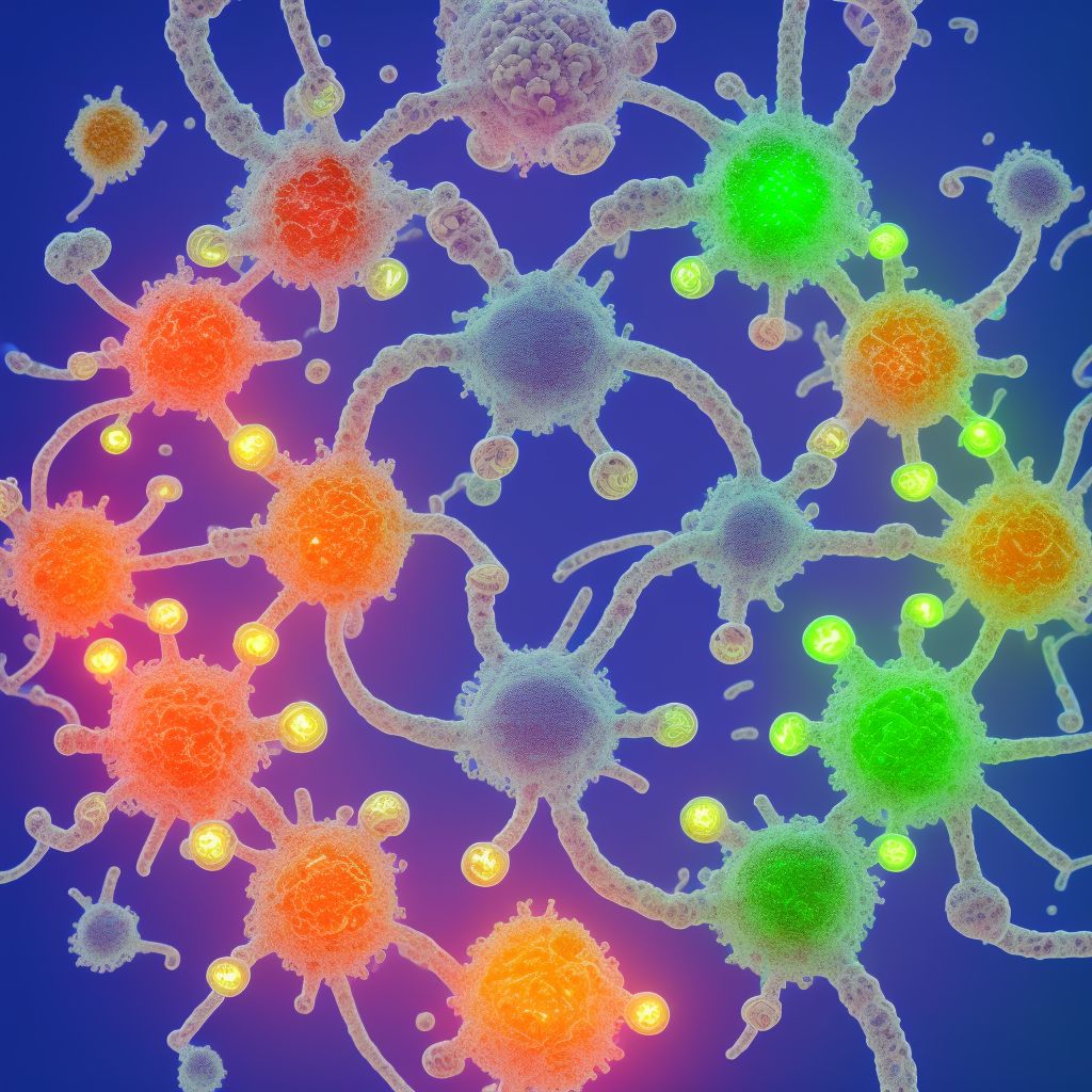 Tinea manuum digital illustration