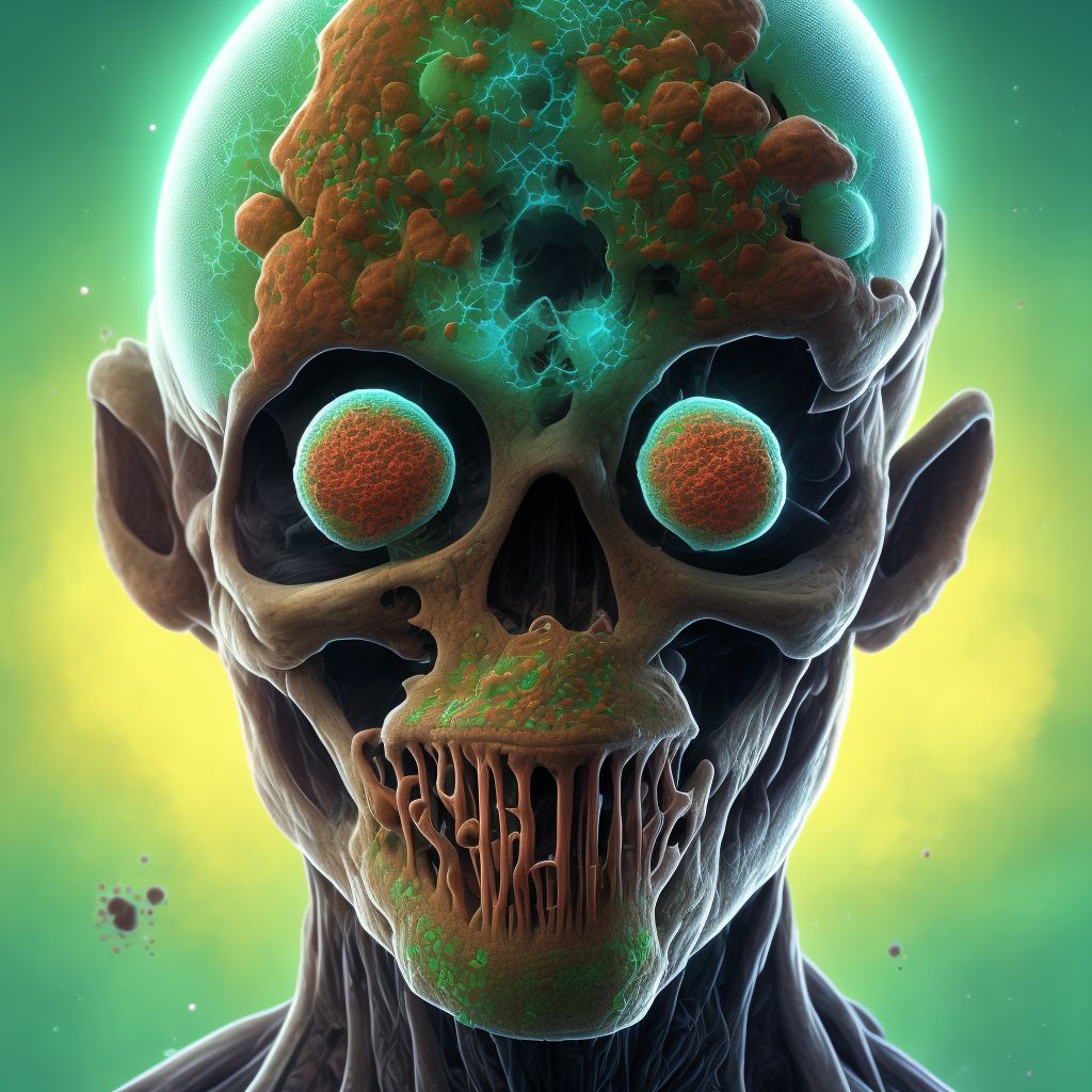 Tinea nigra digital illustration