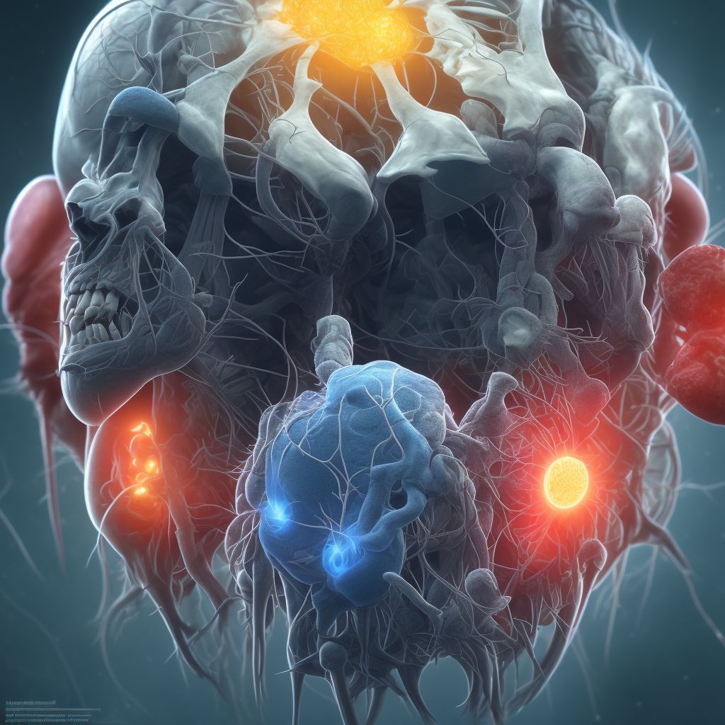 Candidal endocarditis digital illustration
