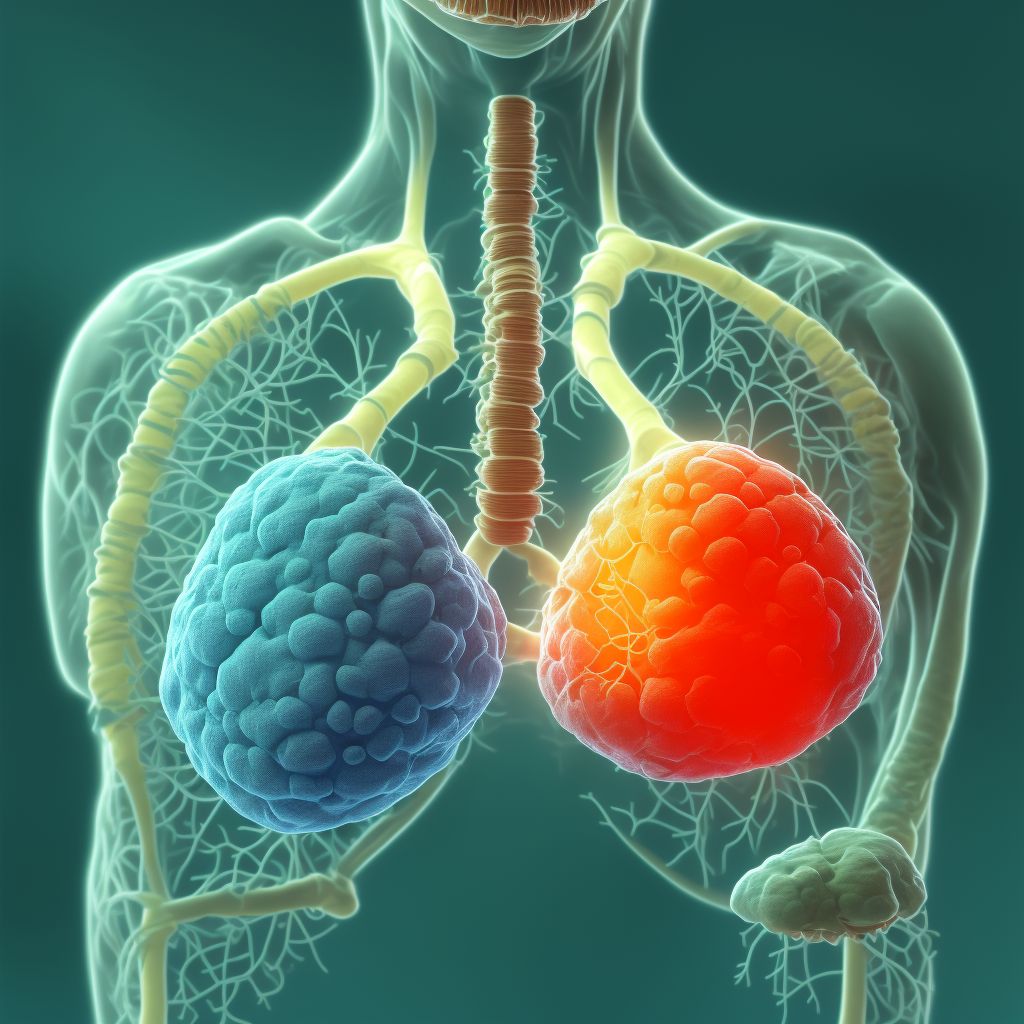 Pulmonary coccidioidomycosis, unspecified digital illustration