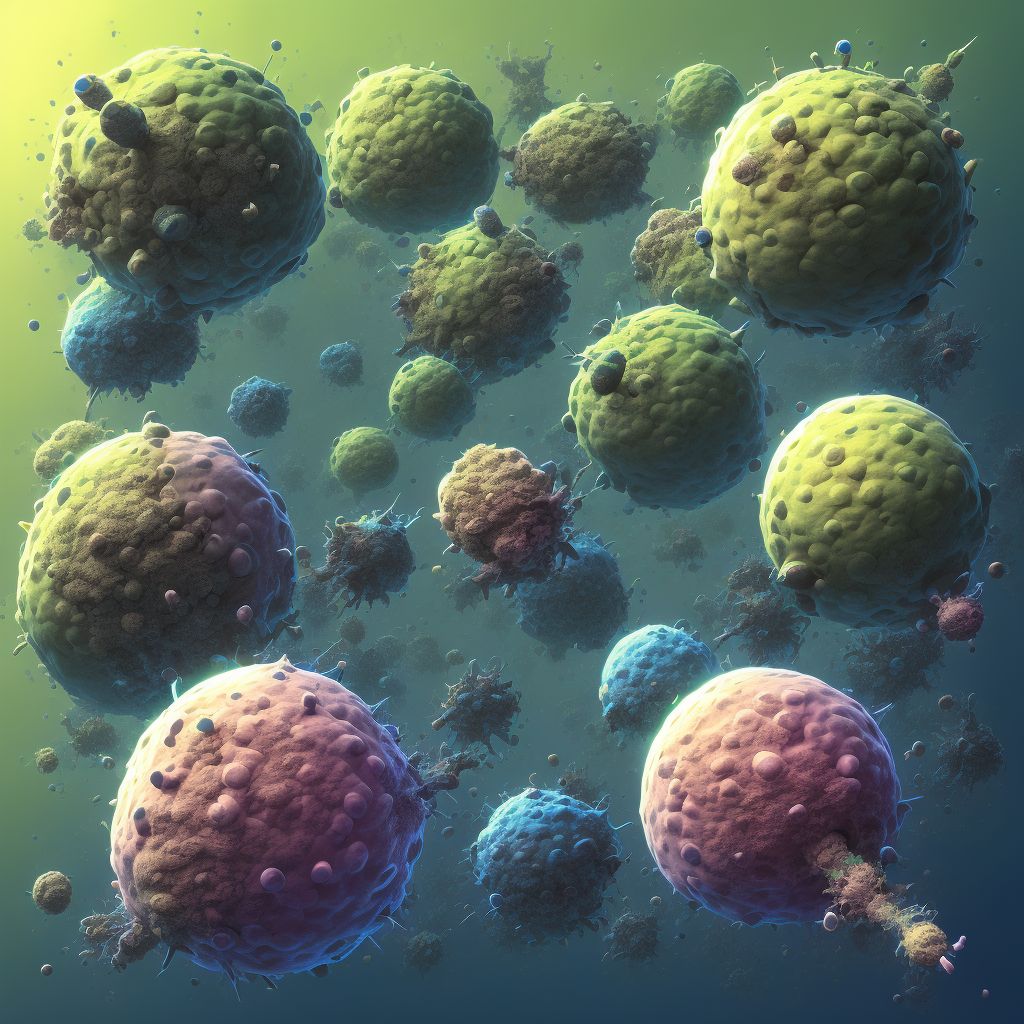 Other forms of paracoccidioidomycosis digital illustration