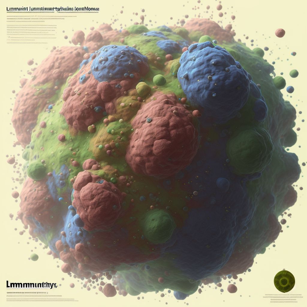 Lymphocutaneous sporotrichosis digital illustration