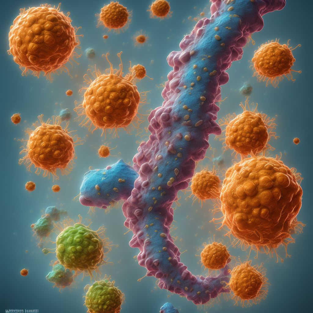 Gastrointestinal mucormycosis digital illustration