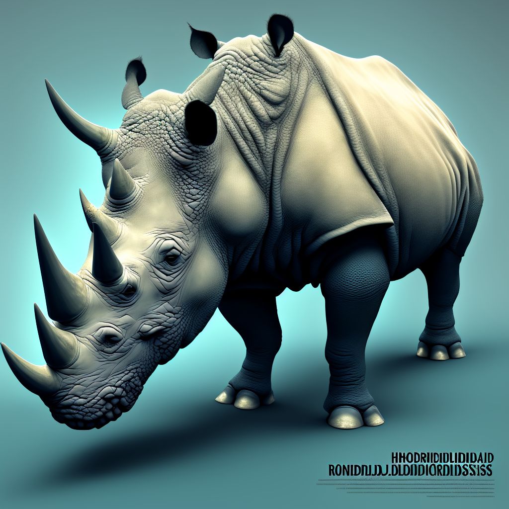 Rhinosporidiosis digital illustration