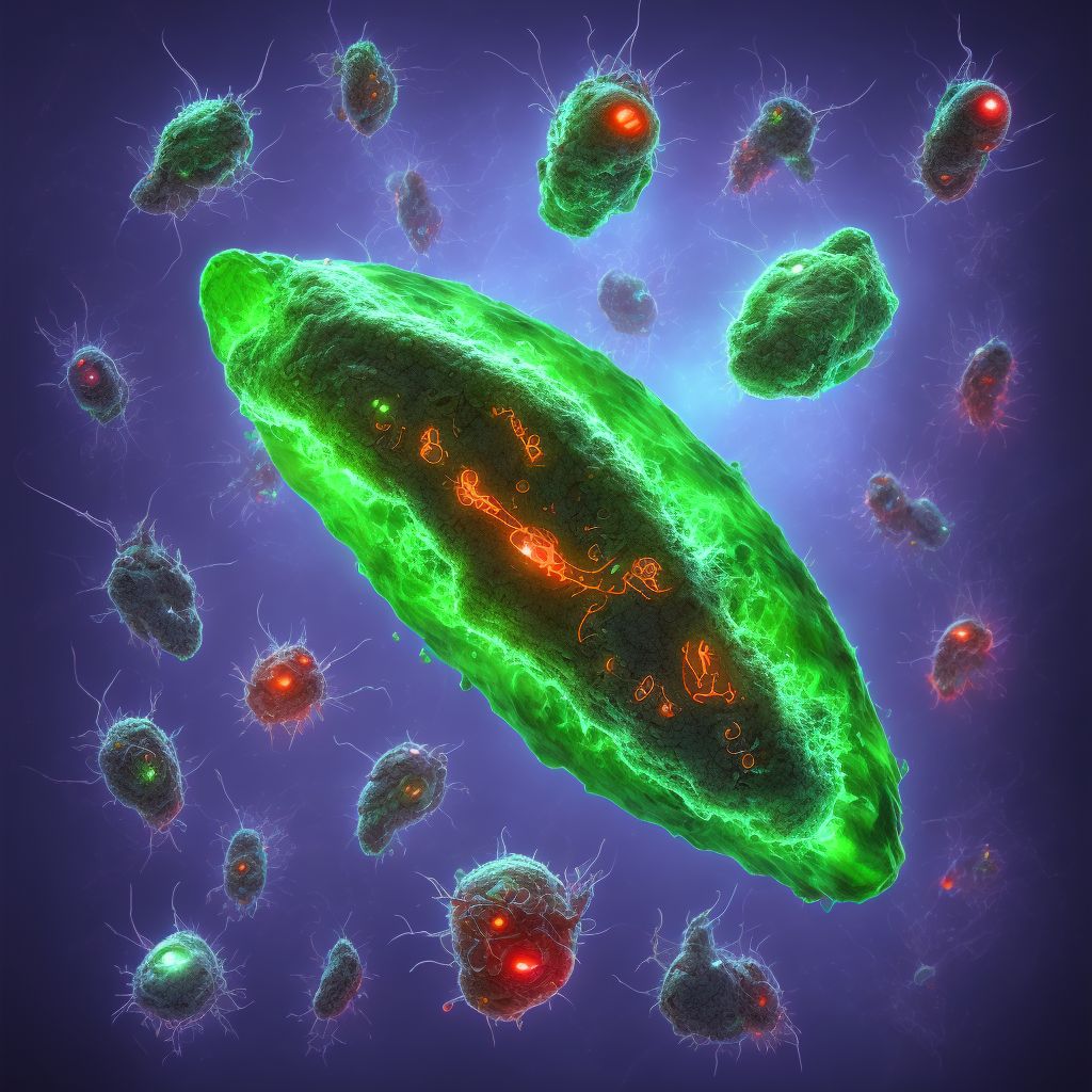 Cutaneous leishmaniasis digital illustration