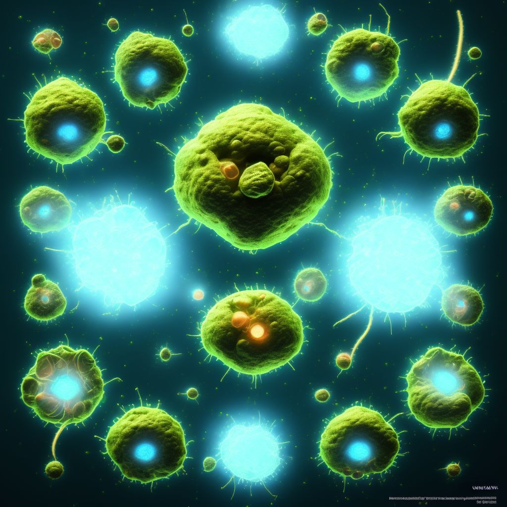 Toxoplasma oculopathy, unspecified digital illustration