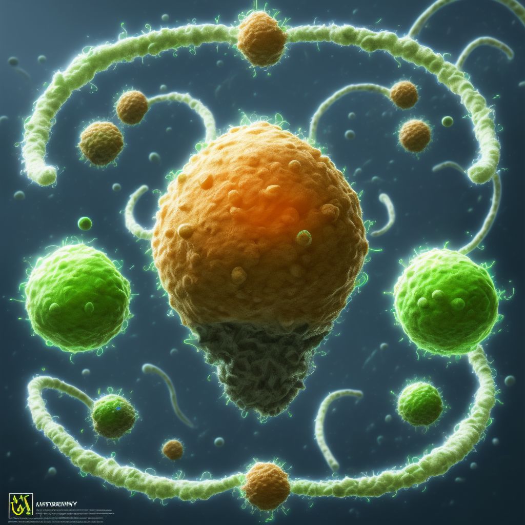 Toxoplasma chorioretinitis digital illustration