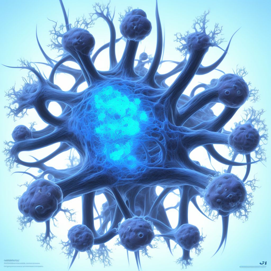 Cysticercosis of central nervous system digital illustration