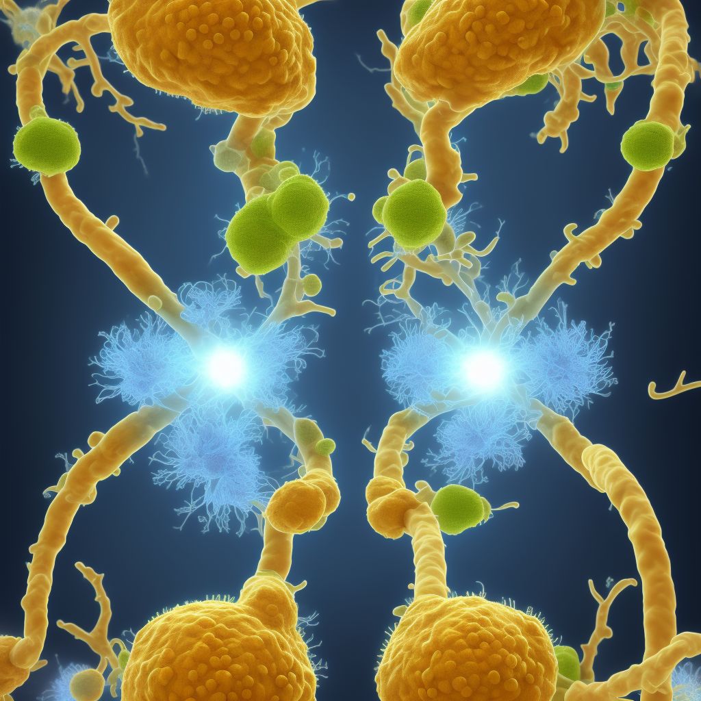 Genitourinary myiasis digital illustration