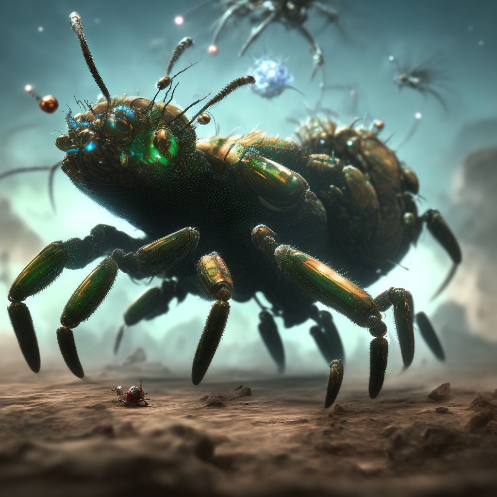 Other arthropod infestations digital illustration