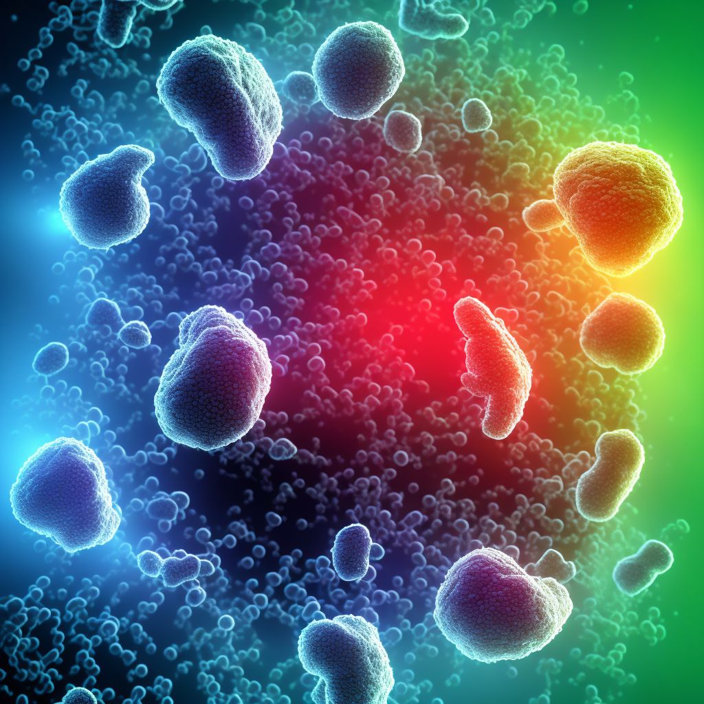 Streptococcus pneumoniae as the cause of diseases classified elsewhere digital illustration