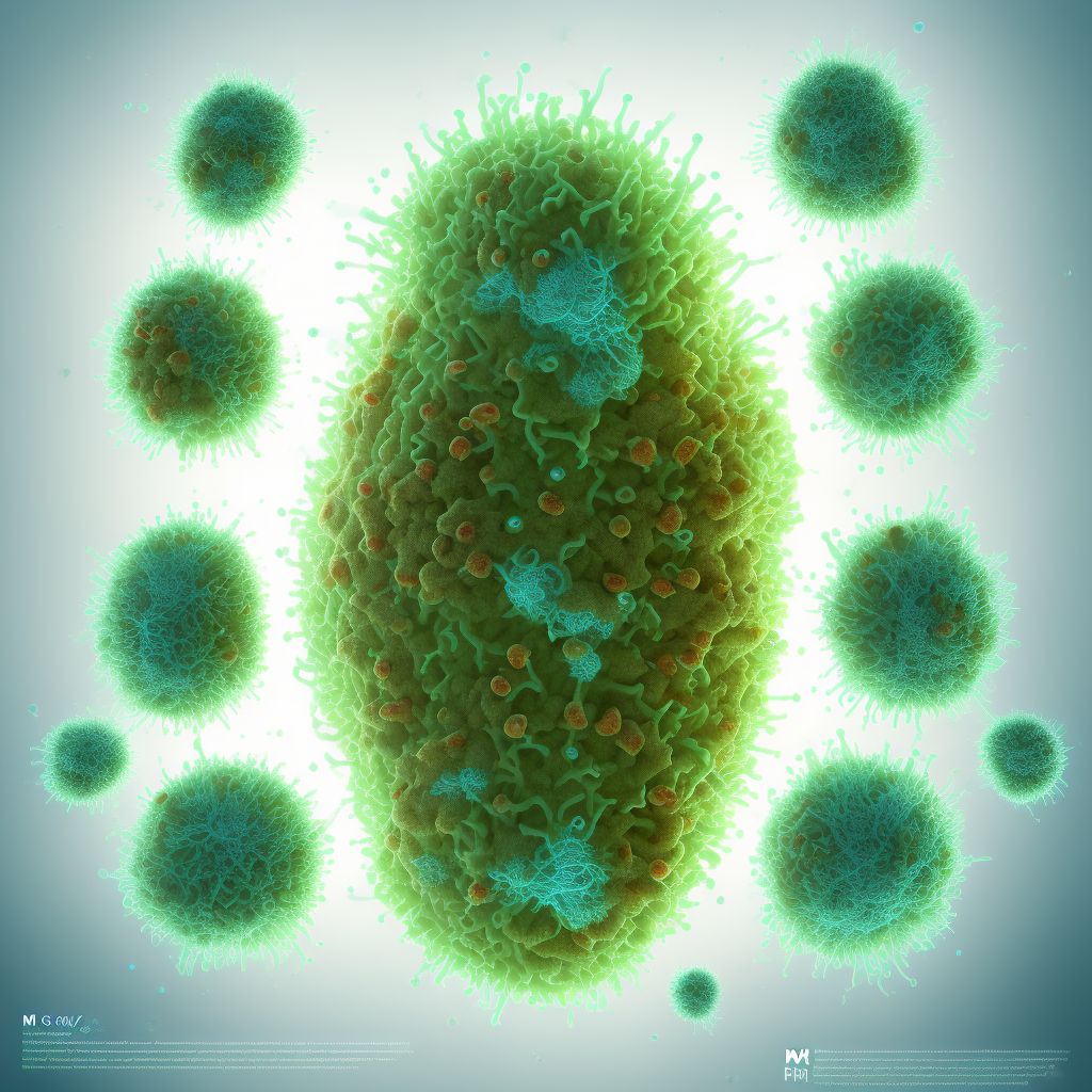 Helicobacter pylori [H. pylori] as the cause of diseases classified elsewhere digital illustration