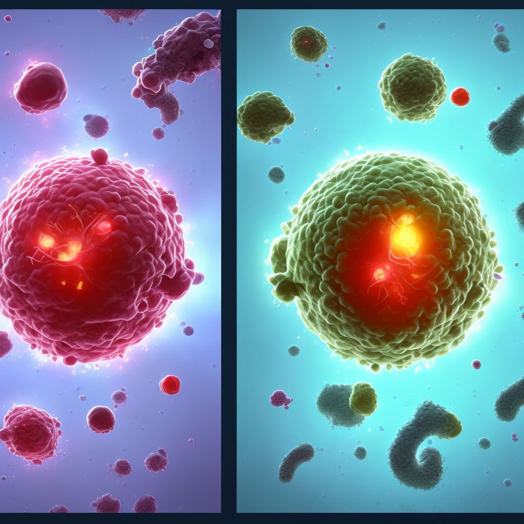 Malignant neoplasm of lip, unspecified digital illustration