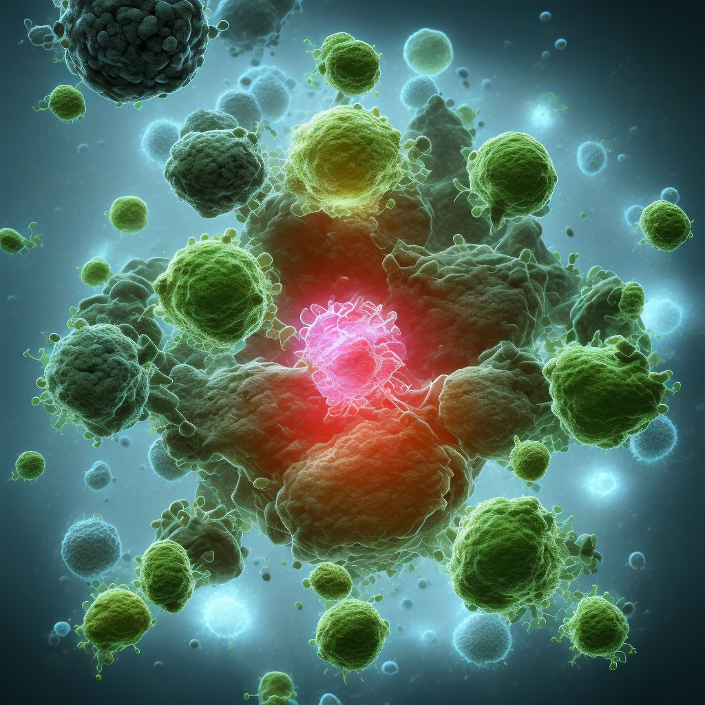 Malignant neoplasm of floor of mouth, unspecified digital illustration