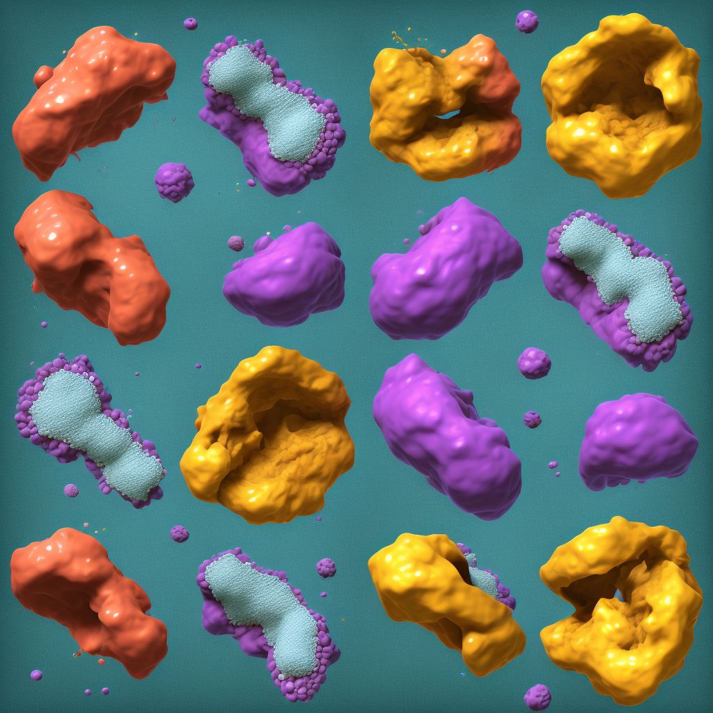 Malignant neoplasm of overlapping sites of unspecified parts of mouth digital illustration