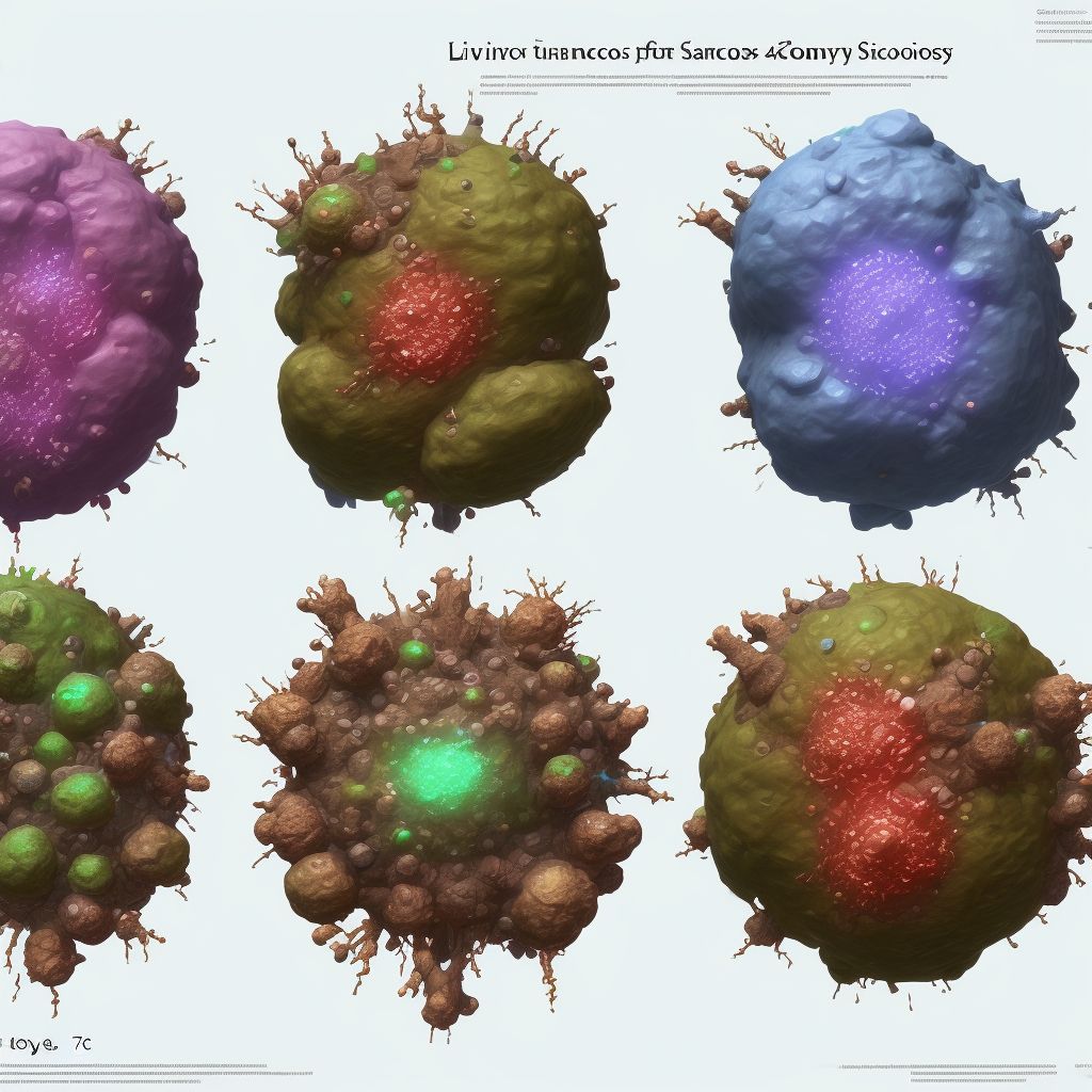 Other sarcomas of liver digital illustration