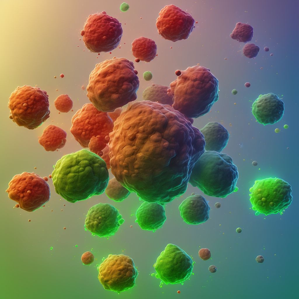 Malignant neoplasm of supraglottis digital illustration