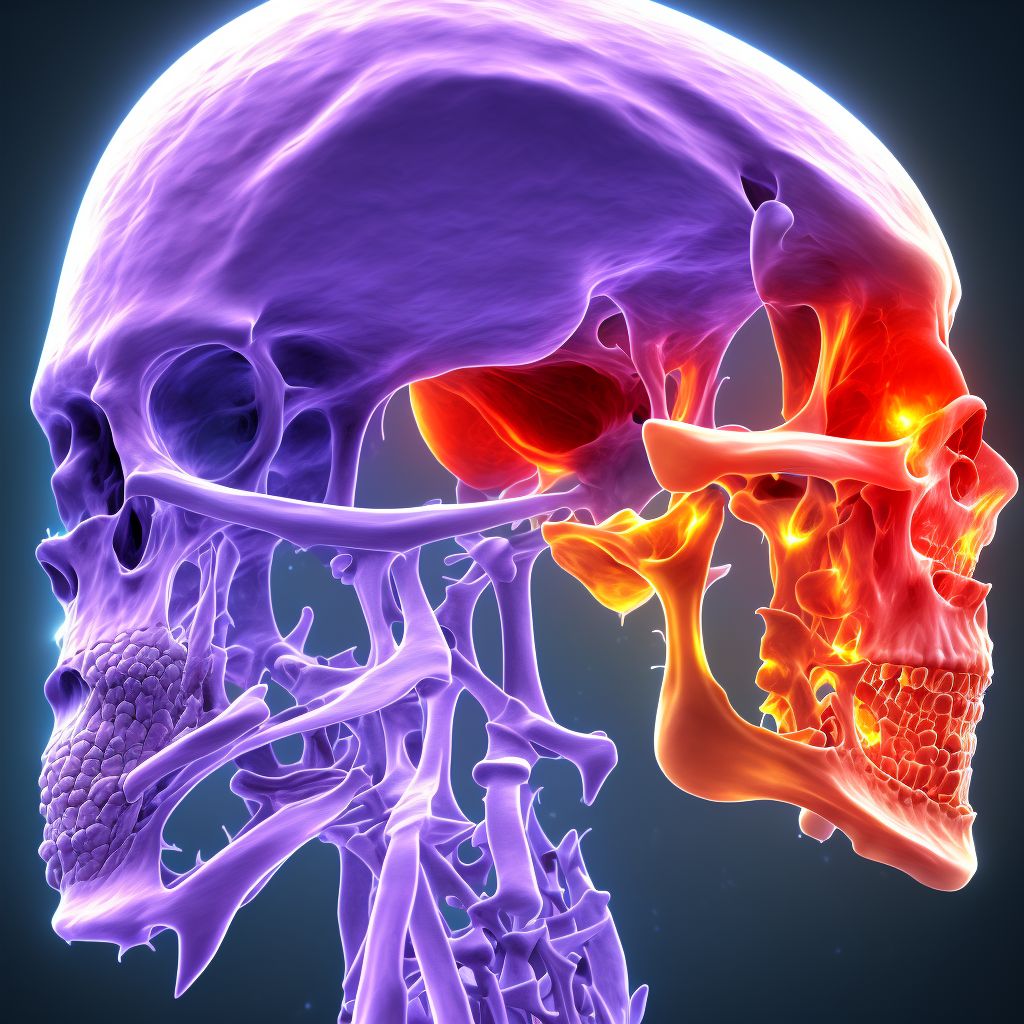 Malignant neoplasm of scapula and long bones of unspecified upper limb digital illustration