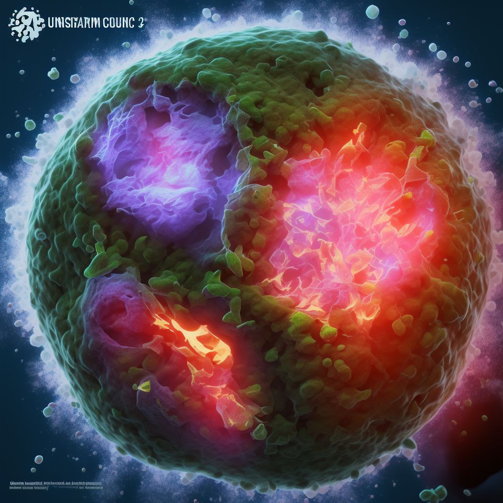 Squamous cell carcinoma of skin, unspecified digital illustration