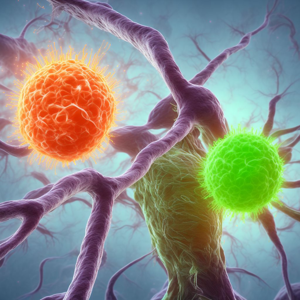 Malignant neoplasm of peripheral nerves and autonomic nervous system, unspecified digital illustration