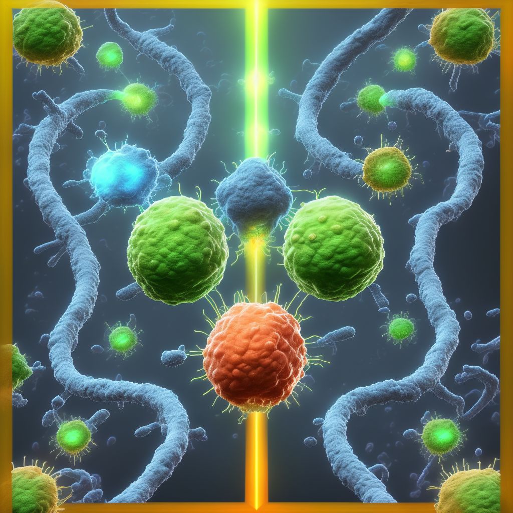 Malignant neoplasm of connective and soft tissue of thorax digital illustration