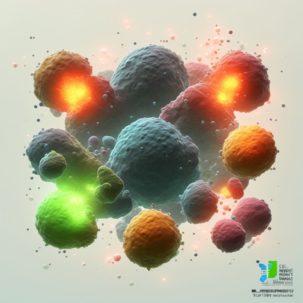 Malignant neoplasm of connective and soft tissue of pelvis digital illustration