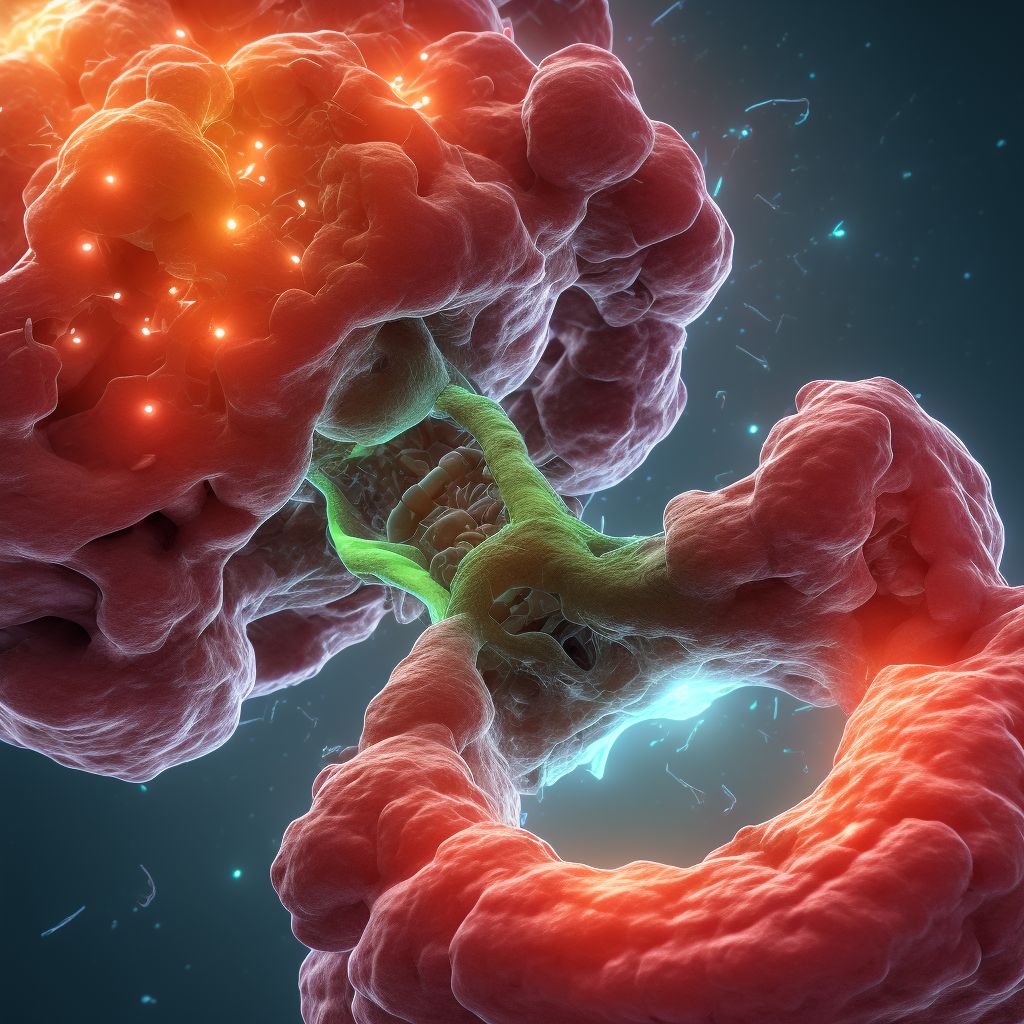 Gastrointestinal stromal tumor of rectum digital illustration