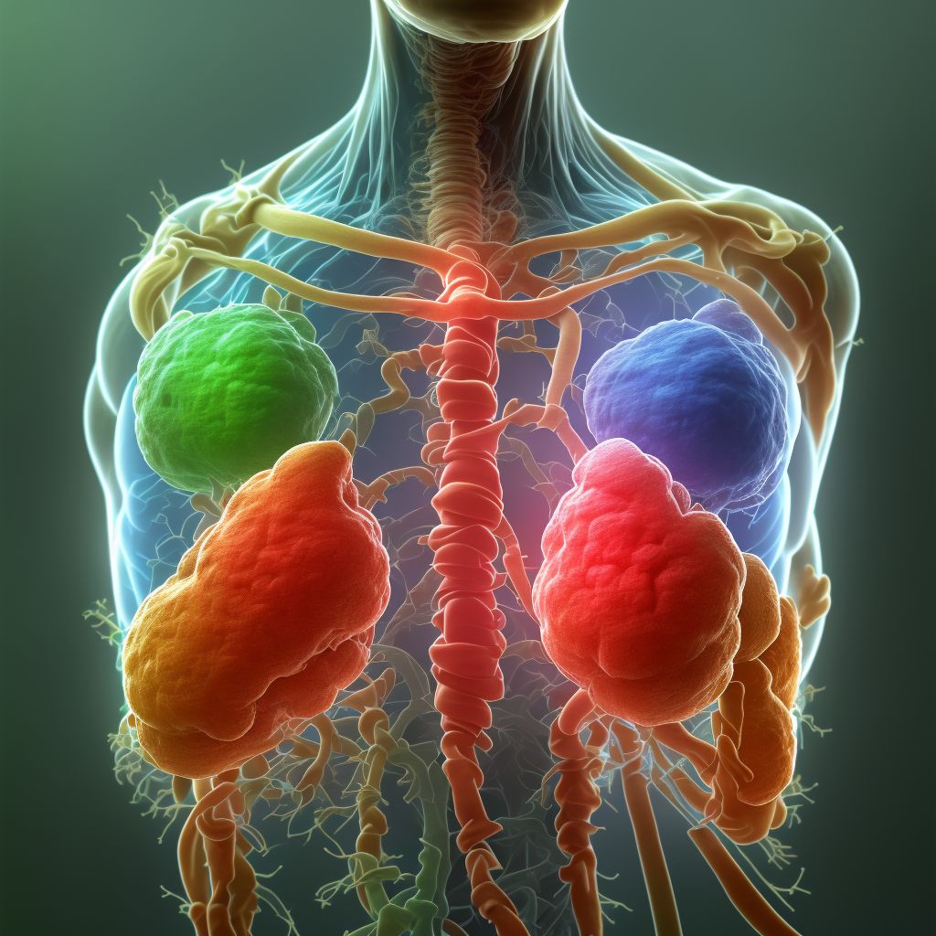 Malignant neoplasm of unspecified kidney, except renal pelvis digital illustration