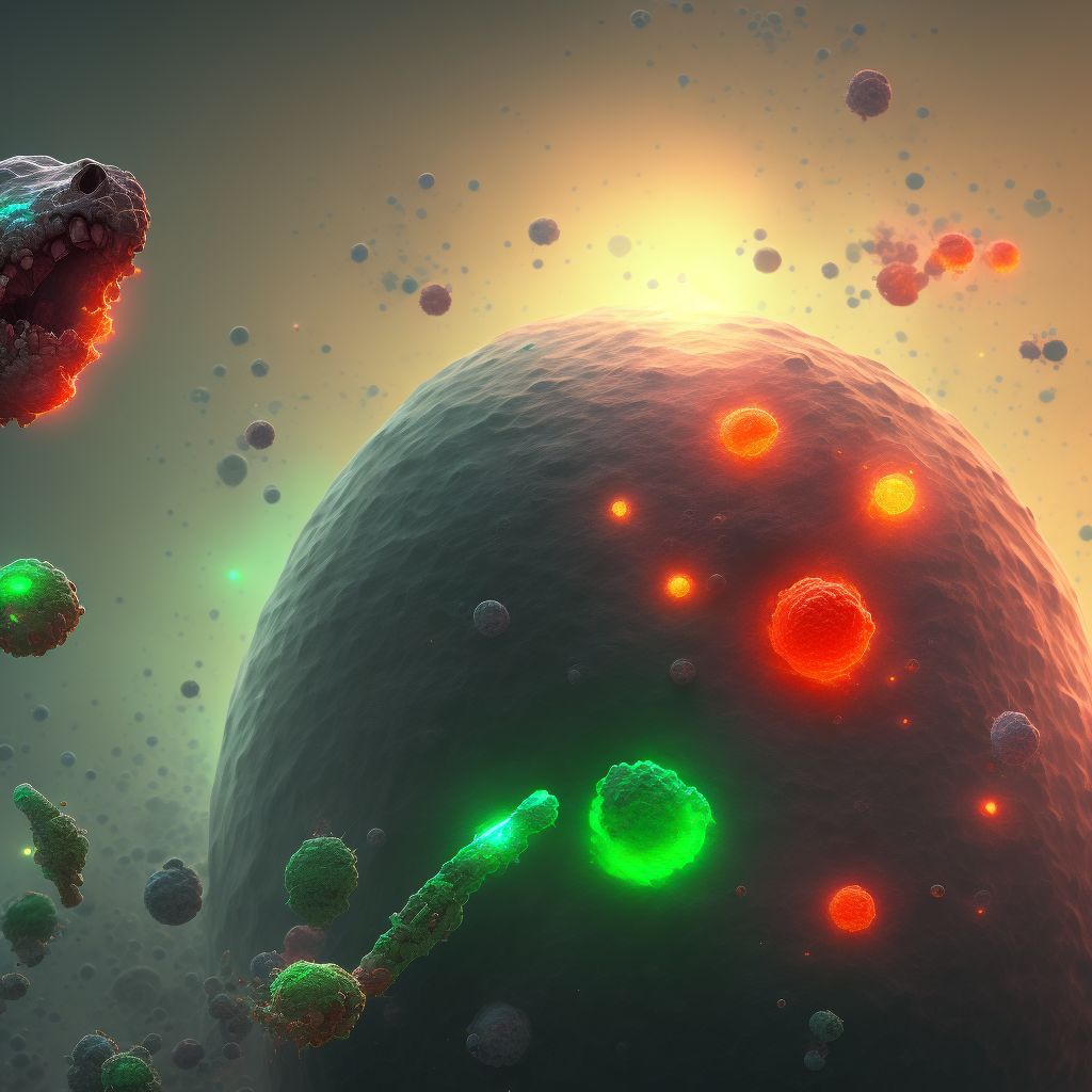 Malignant neoplasm of dome of bladder digital illustration