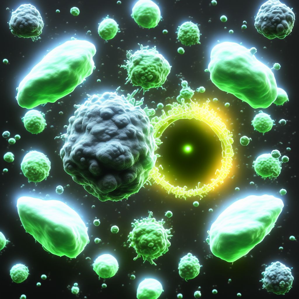 Malignant neoplasm of unspecified lacrimal gland and duct digital illustration