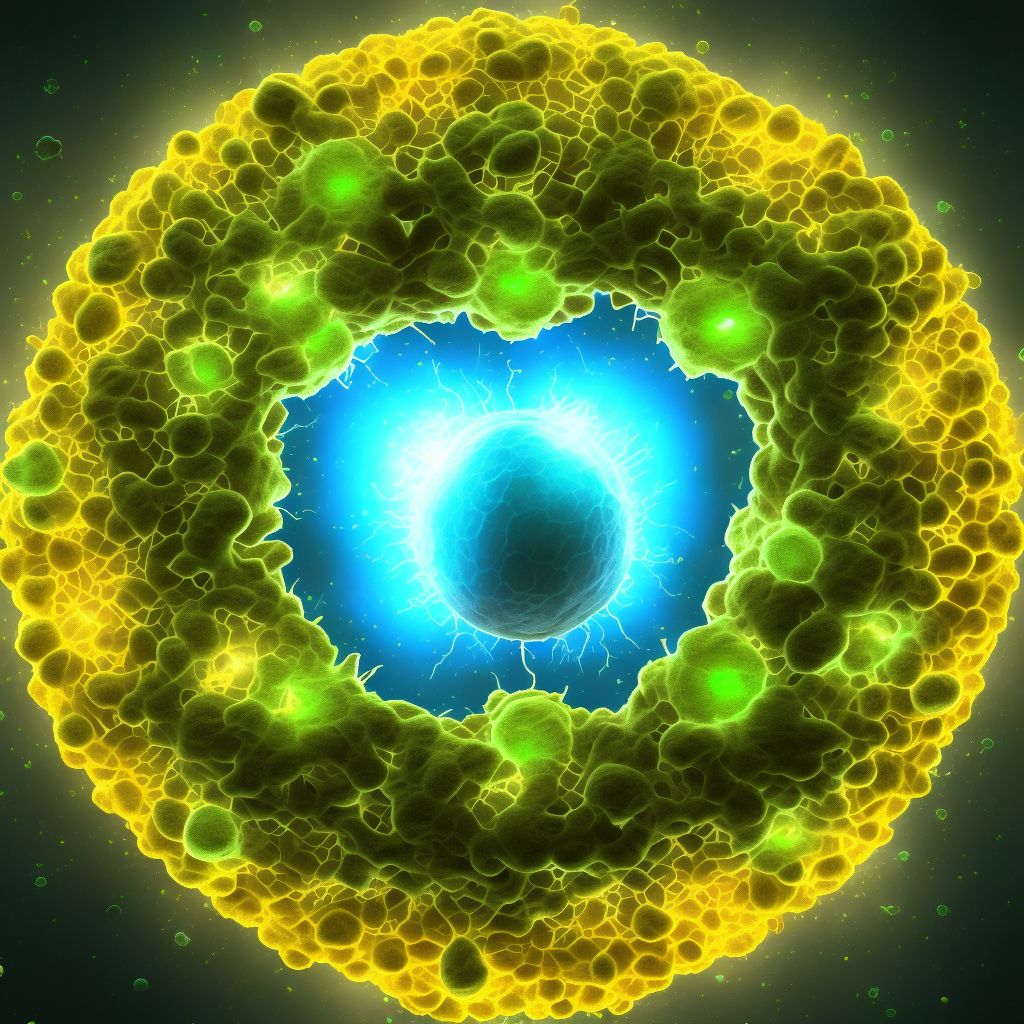 Malignant neoplasm of overlapping sites of unspecified eye and adnexa digital illustration