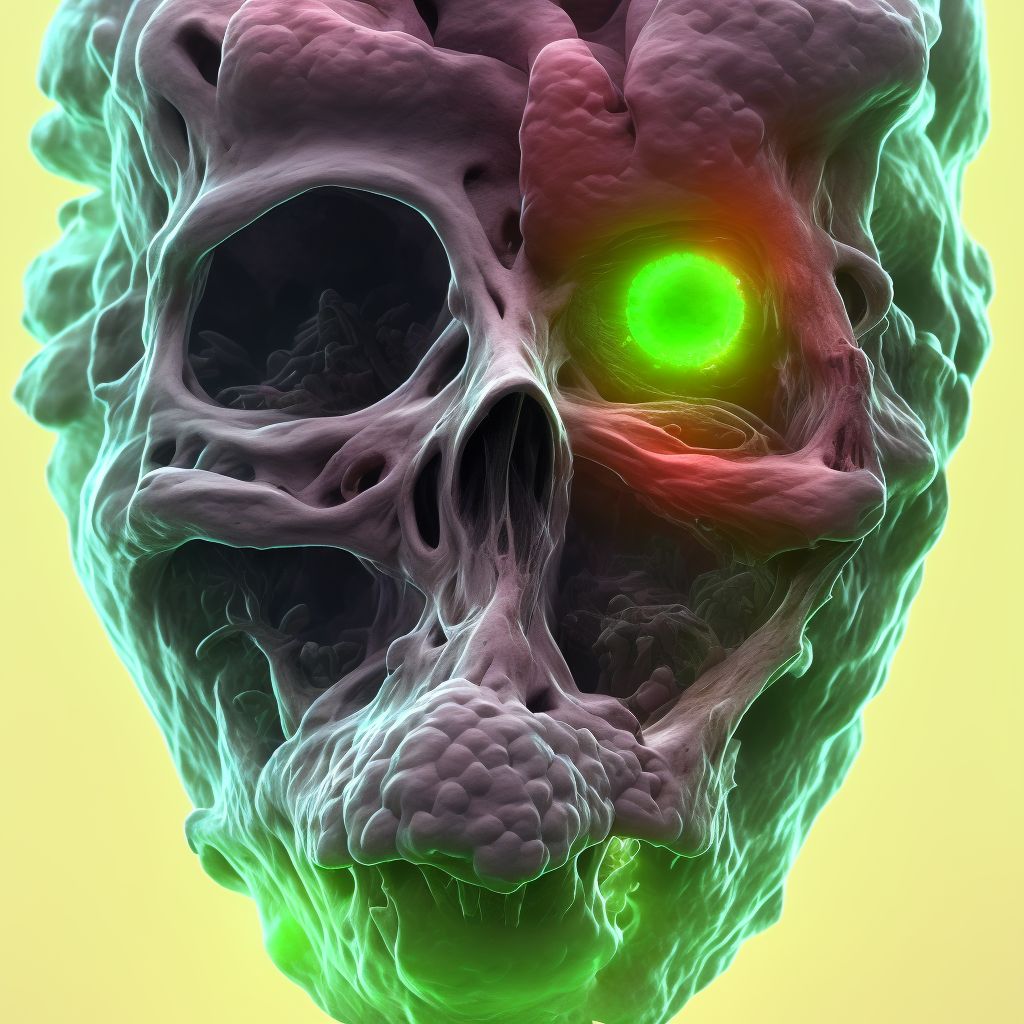 Malignant neoplasm of carotid body digital illustration