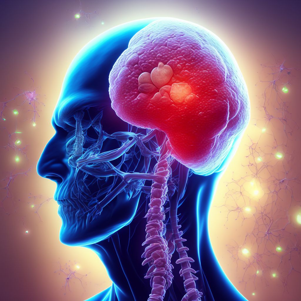 Secondary and unspecified malignant neoplasm of lymph nodes of head, face and neck digital illustration