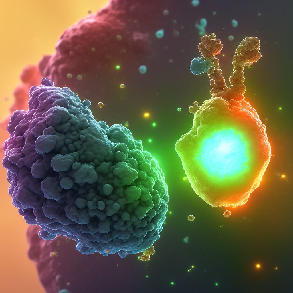 Secondary malignant neoplasm of unspecified lung digital illustration